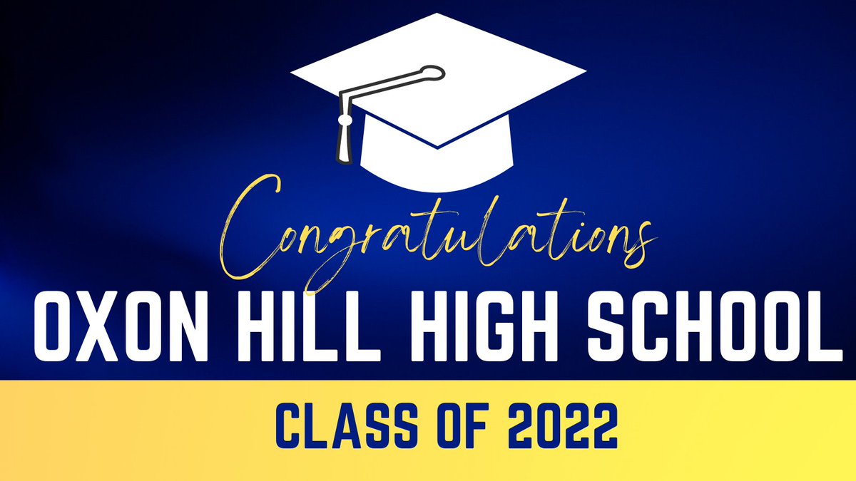 pgcps's tweet photo. 🎓Congratulations Oxon Hill High School Class of 2022!

To watch the graduation ceremony (3:30 p.m.) live on YouTube, click here: https://t.co/eeA9l6Ihsy https://t.co/F3YRxMI3CL
