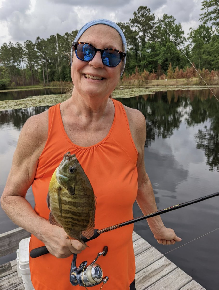 TwoSpiceGuys's tweet photo. We were blessed to fish a 7 acre bream &amp; largemouth bass stocked pond in S. GA &amp; have a delicious fish fry right onsite. It was so worth the drive. 😎 Doesn't get any fresher than that folks. 🤤🤤Thank you to our gracious hosts! (not pictured) https://t.co/R7o2iGiDmy