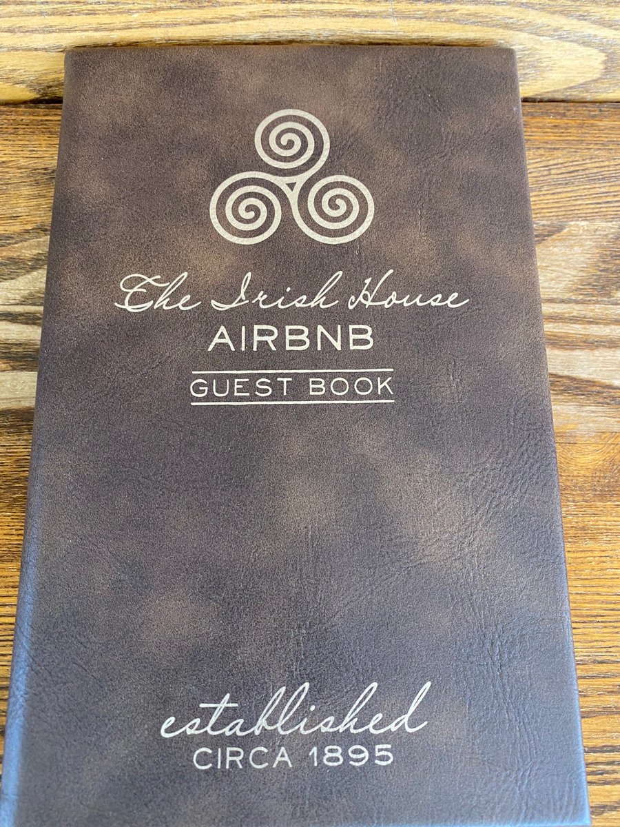 TheIrishHouseCA's tweet image. Summer2022 #houseguests #firsttoarrive @TheIrishHouseCA #handwrittennote about their long weekend experience