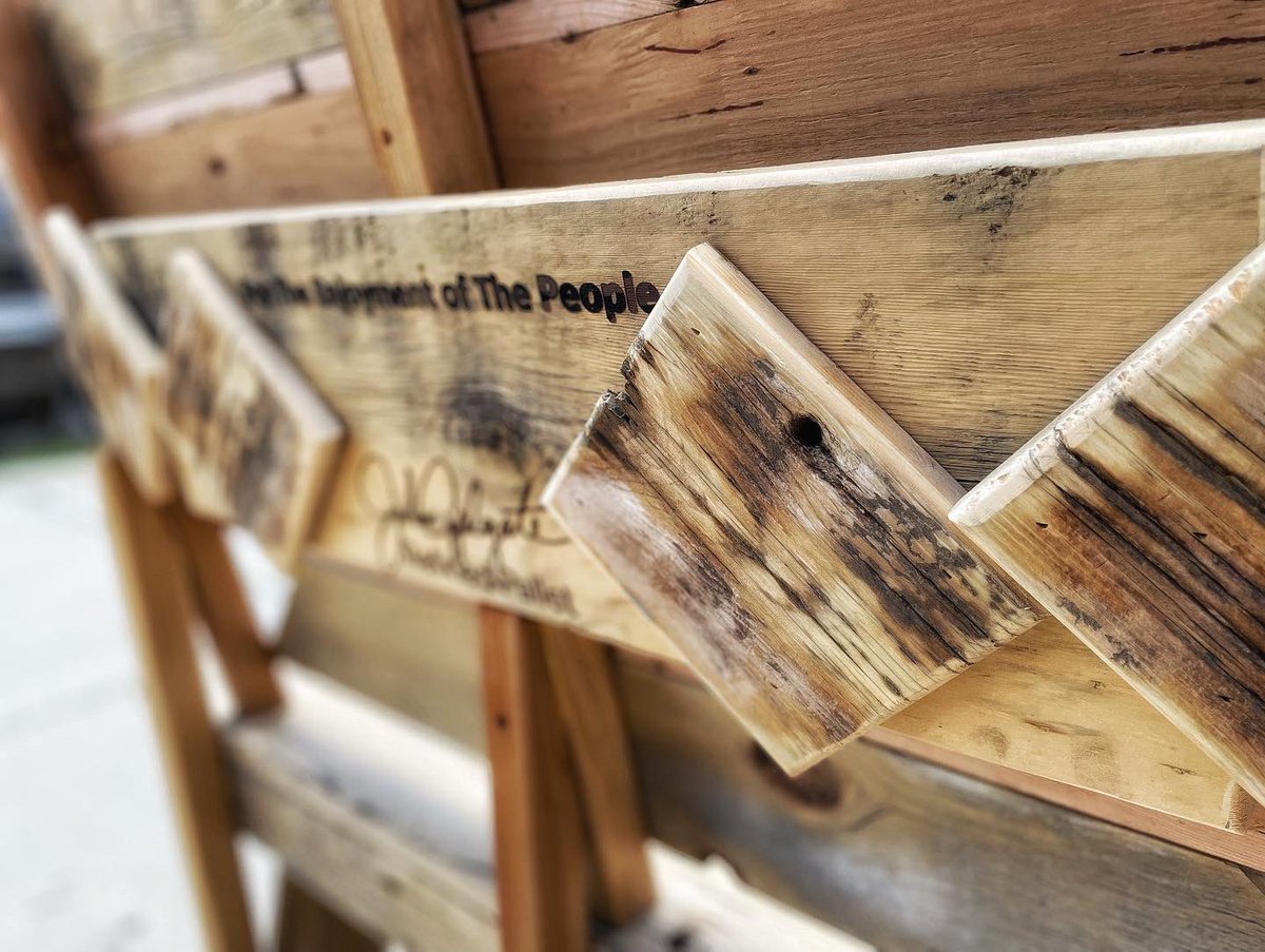 JohnQapplegate's tweet photo. Appearing soon on a corner in #lander 😎 take a load off #friend and #sit awhile. #rest #relax and taking in the #view as #life passes by in lil ol’ #landerwy   #fortheenjoymentofthepeople 🌞😎🌞 https://t.co/nVRSldG5Hu