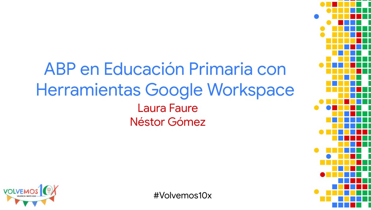 ¡Disponible en el Banco de Recursos!

"ABP en Educación Primaria con Herramientas Google Workspace" de Néstor Gómez y Laura Faure

📚 bit.ly/abp_primaria

<a href="/antosevi/">A.Sevilla</a> <a href="/albertsanahuja/">Albert Sanahuja</a> <a href="/martam_go/">Marta M. GO</a> <a href="/AliceGiner/">Alicia Giner</a> <a href="/lorena_arroyo86/">Lac Cruz</a> <a href="/MartaLeonSala/">Marta León</a> <a href="/EnriTIC/">Enrique Benavent</a> @mariabarcelo <a href="/elenavercher/">elena</a>