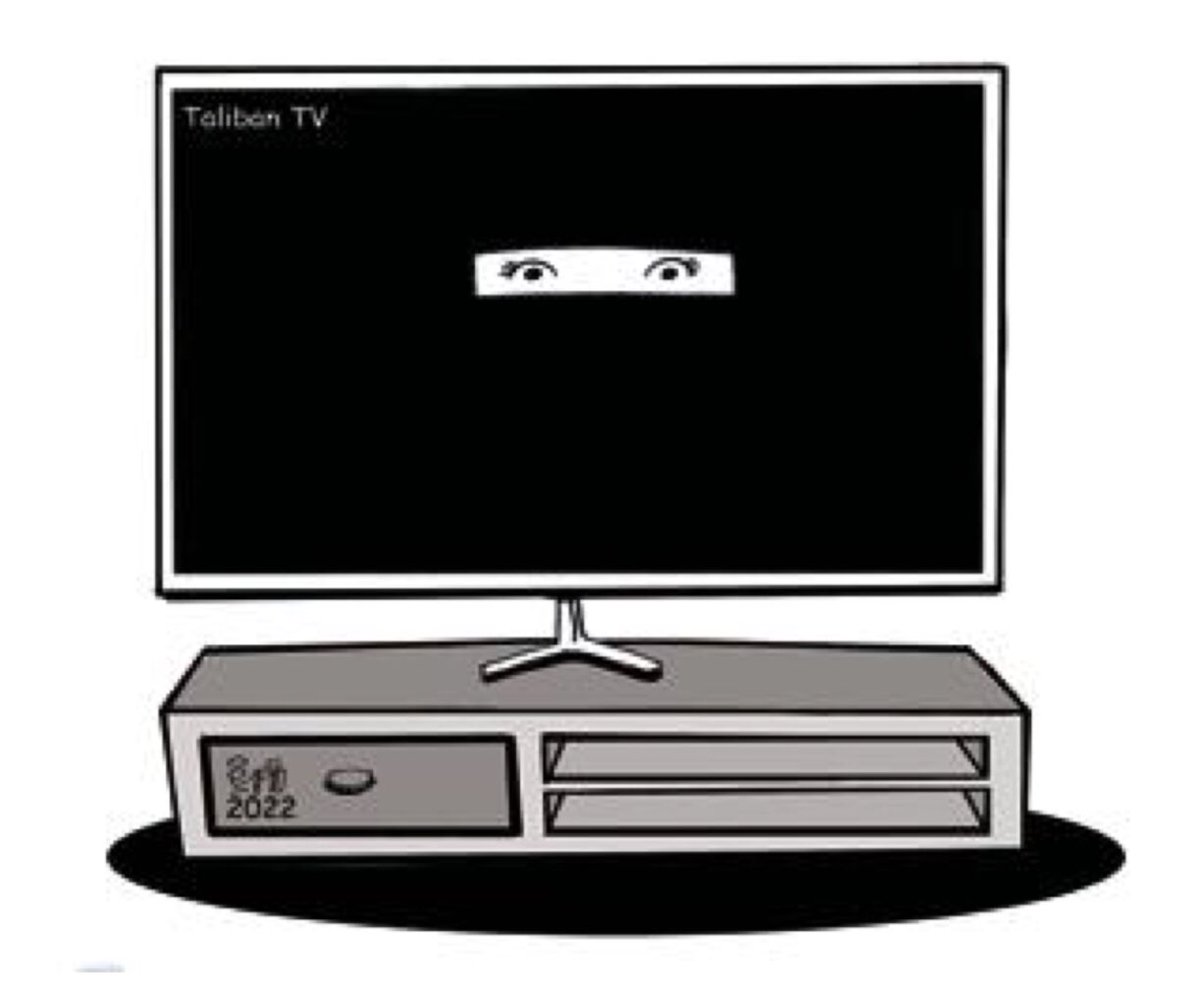 Mersivan's tweet photo. Pas mieux… @CartooningPeace @lemondefr #Firoozeh #Afghanistan https://t.co/ZKPNTrcVJE