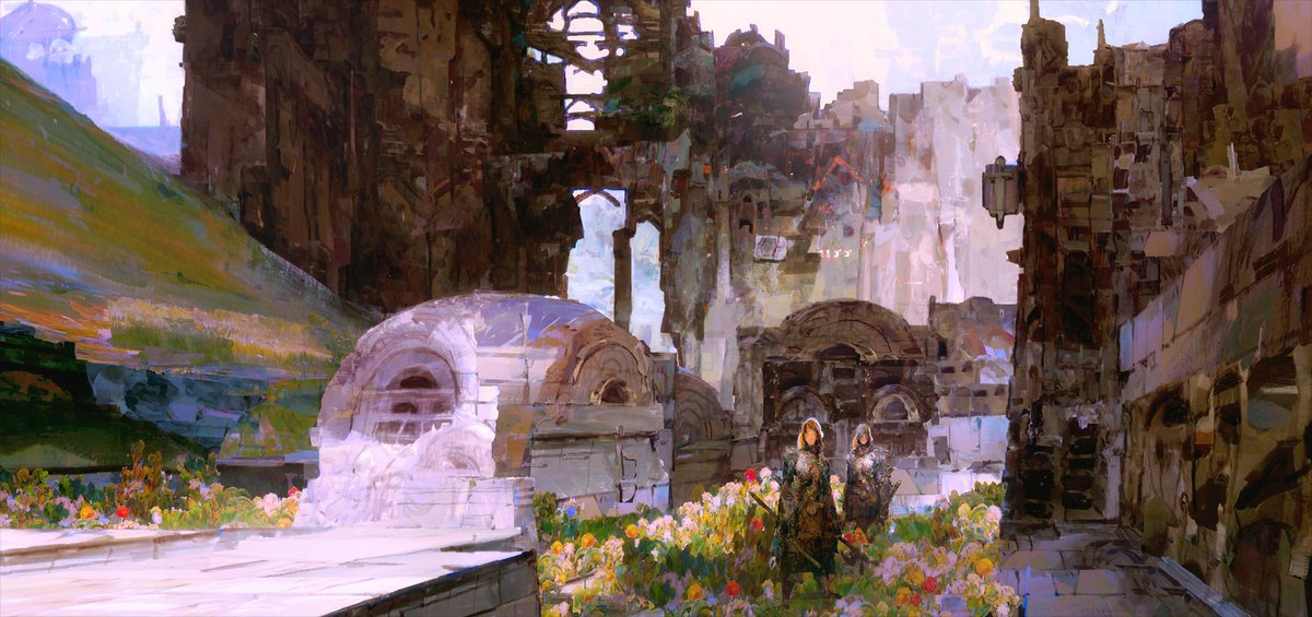 ThomasScholes's tweet photo. the infinite garden of the forgotten kingdom for day 23 of MaySketchaDay: https://t.co/LgA2kW9DHu