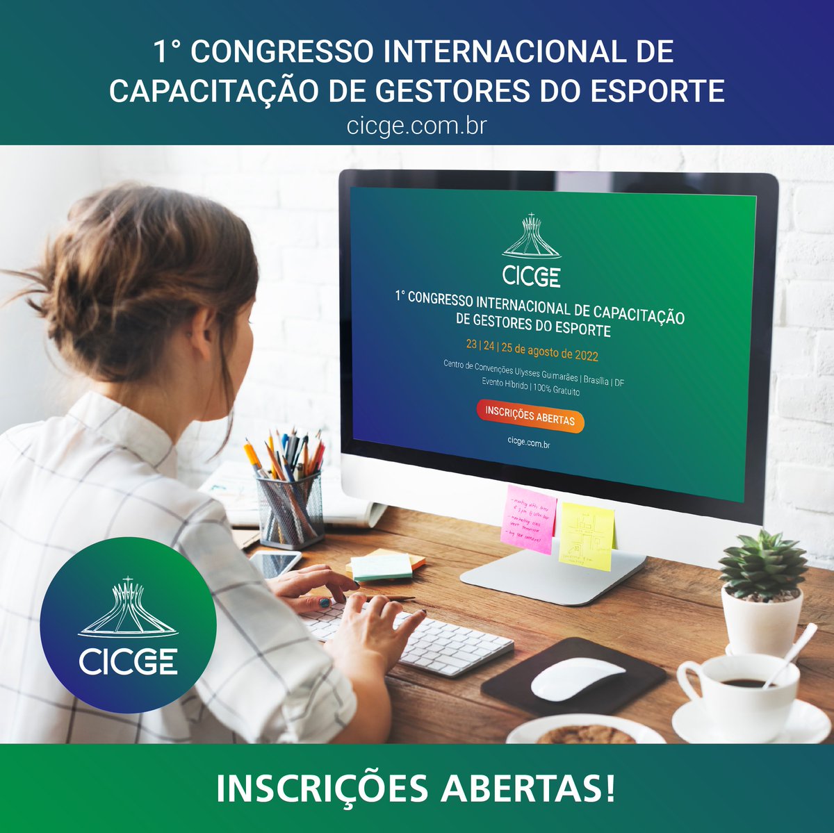 Congresso Internacional de Capacitação de Gestores do Esporte (CICGE)  🌎🌍🌏 - Brasília (DF) 🇧🇷

⬇️ Evento híbrido - Inscrições gratuitas ⬇️
Clique no link linktr.ee/cicge e faça sua inscrição. ✅

ℹ️ Para maiores informações acesse: 
cicge.com.br