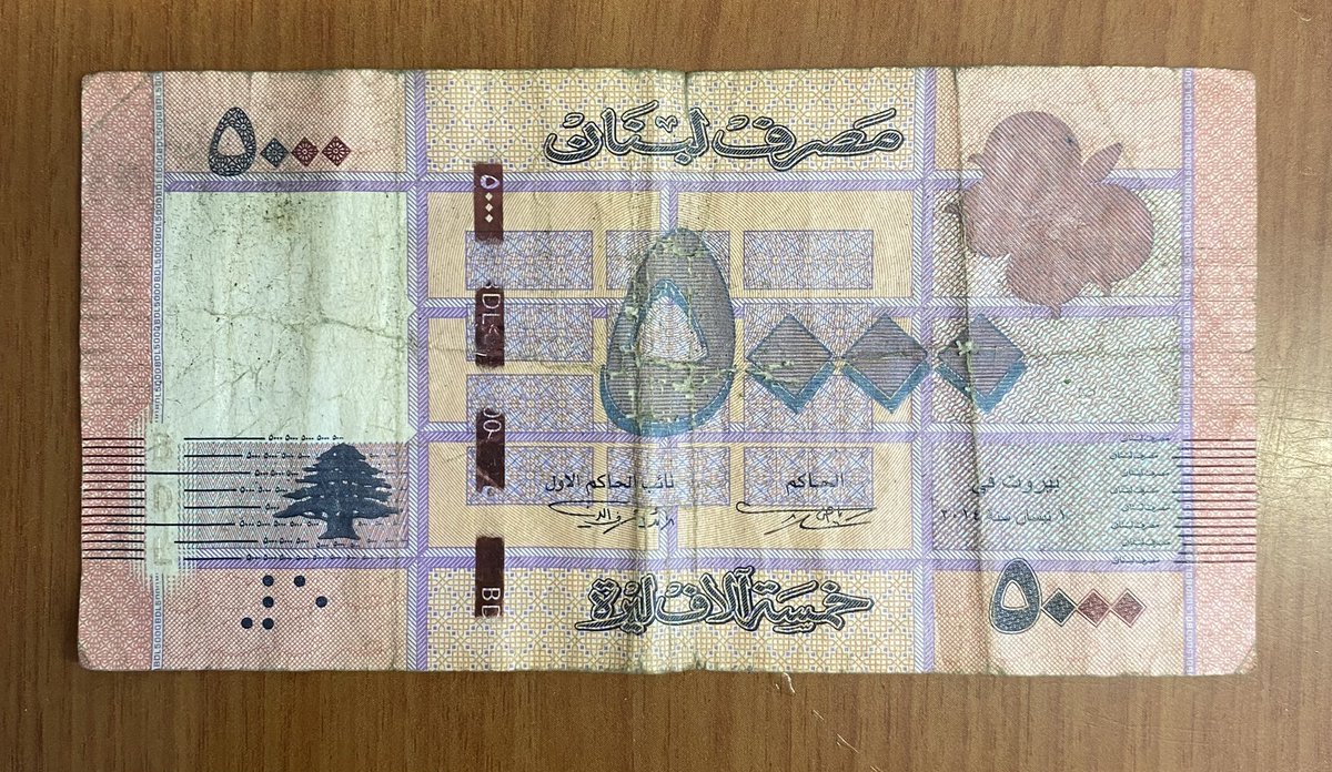 alifarhat79's tweet image. If you invested $10,000 in Lebanon’s currency 3 years ago you would’ve had $460 today