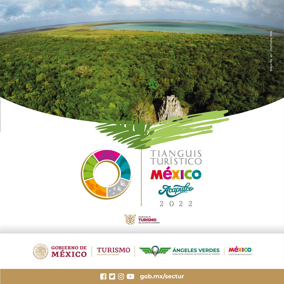 Entre más de mil expositores de servicios turísticos y más de 40 países 🌎 presentes, #Mayakaan ☀️lucirá toda su riqueza turística en la edición 46 del Tianguis Turístico, México 🇲🇽 Acapulco, 2022.

<a href="/bernardo_cueto/">Bernardo Cueto Gonzalez</a>  
<a href="/CaribeMexico/">CARIBE.MX</a>  
<a href="/CPTQROO/">Consejo de Promoción Turística de Quintana Roo</a>