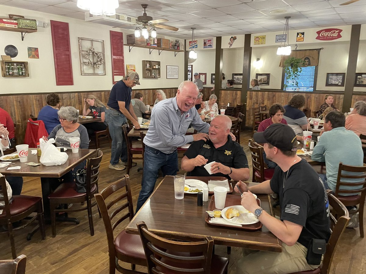 butchmillerga's tweet photo. #TeamButch is building momentum!
We were out at the Longstreet Cafe with great supporters who are going to vote for me tomorrow as the next LG! https://t.co/zd4o7OKVMD