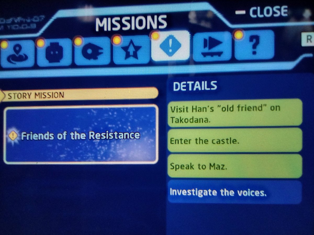 greyseahorsey's tweet photo. If you are playing @starwars @NintendoAmerica @LSWGame I SPOKE TO MAZ! π₯³ I reloaded the Switch game and went in and out of the door and it finally triggered the cutscene! π #SpeakToMaz #FriendsoftheResistance #glitchfixed #StarWarsLego #Maz https://t.co/y5eX6F7hV5