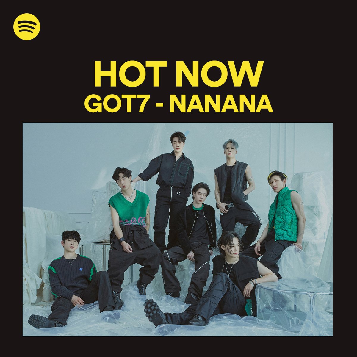 warnermusicmex's tweet photo. Tú tampoco vas a parar de tararear "NaNaNa" de @Got7 cuando la escuches #YaEnHotNow de @SpotifyMexico. 💚✨
https://t.co/9aiuN3vuh8 https://t.co/6hVeAE8IUN