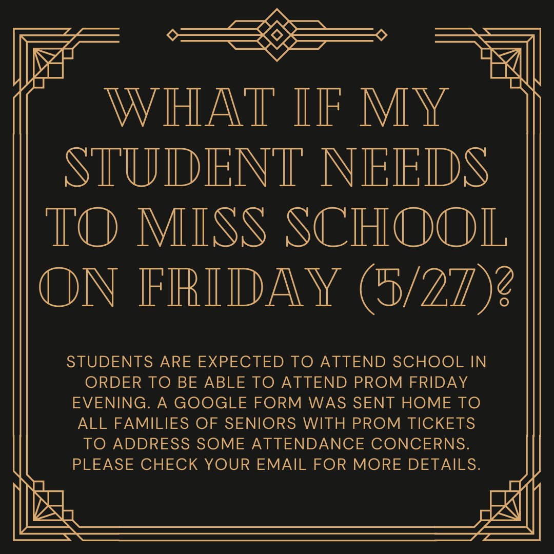 Bethesda-Chevy Chase High School (@officialbcchs) on Twitter photo <a href="/BCCclassof2022/">B-CC Class of 2022</a> , if you are planning to attend prom on Friday, be sure to tell your family to check their email regarding attendance during the day. <a href="/BCCclassof2022/">B-CC Class of 2022</a> , if you are planning to attend prom on Friday, be sure to tell your family to check their email regarding attendance during the day.
