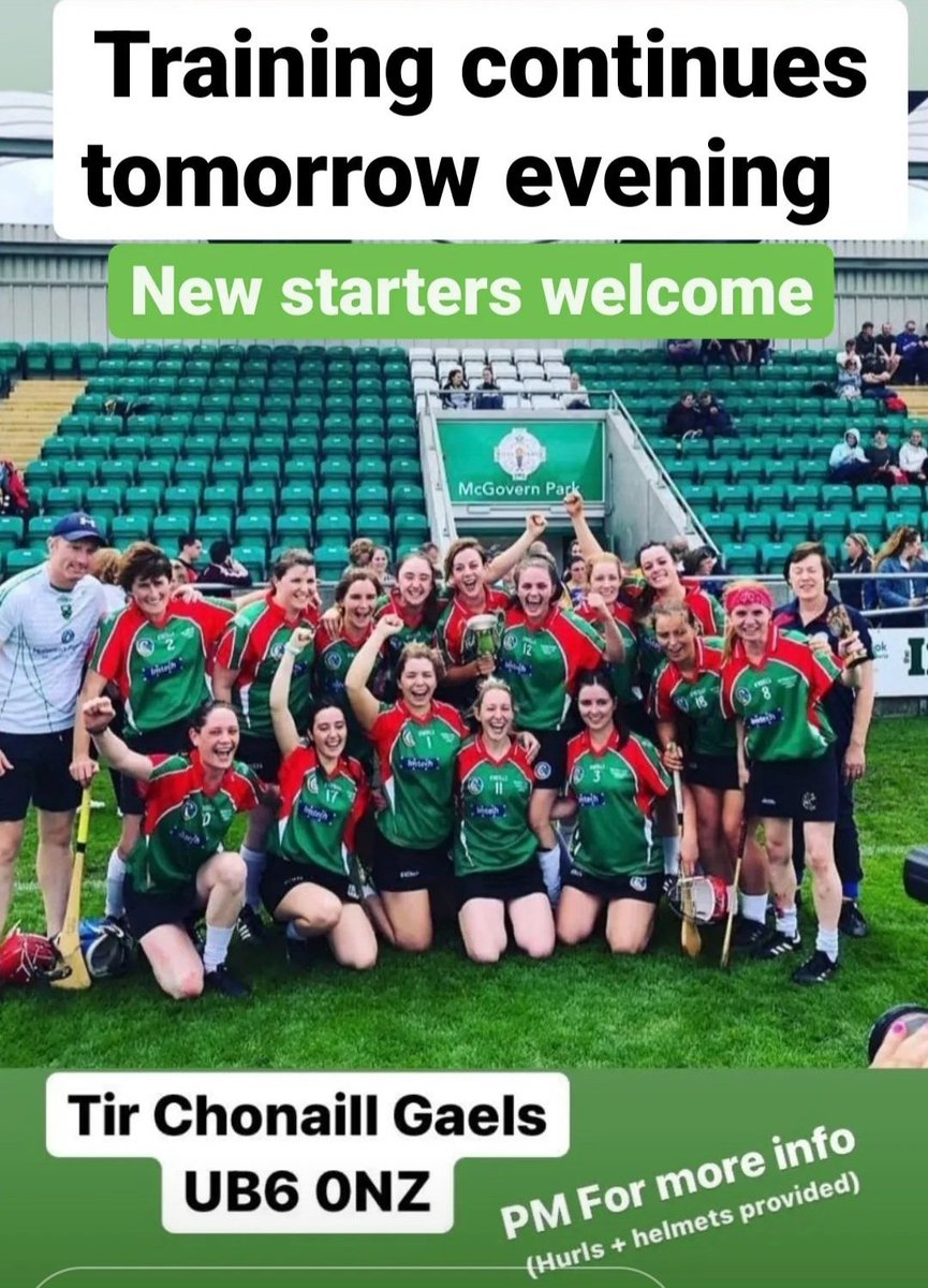 Training continues tomorrow (Tuesday) at 6.45pm in Tir Chonaill Gaels, Greenford, UB6 0NZ.

New players of all abilities welcome. Contact us for further details 🙂