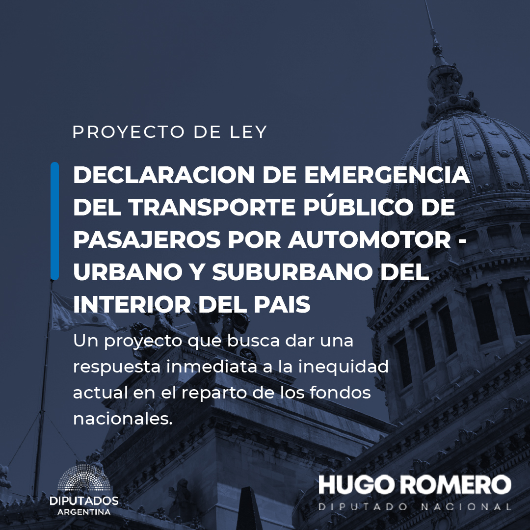 El transporte público del interior del país está en riesgo y los pasajeros no pueden soportar más aumentos. Por eso, solicitamos incrementar de forma urgente el "Fondo de Compensación al Transporte Público del Interior", adecuando las partidas presupuestarias actuales👇