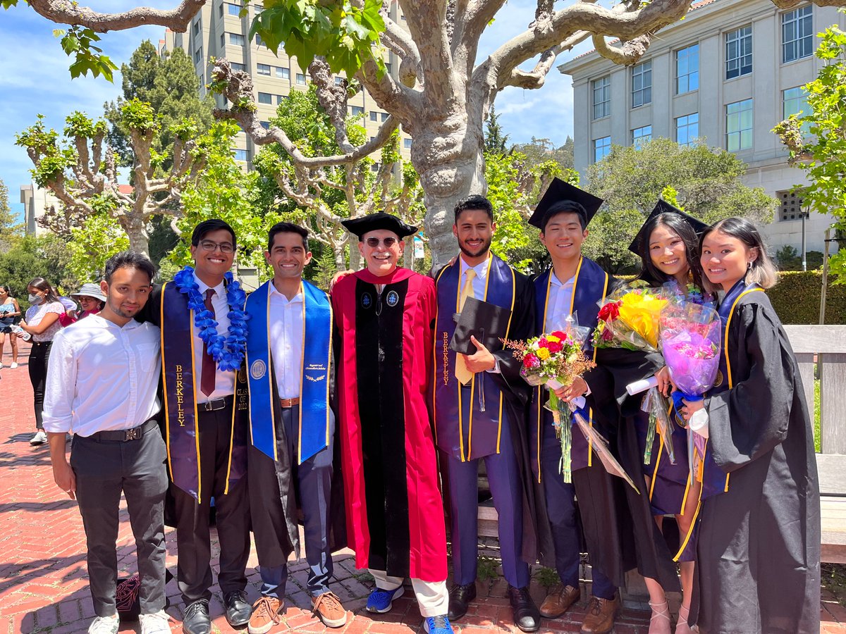 Enjoyed hanging with UC Berkeley MCB grads after commencement. They have a brilliant future, and said my speech had inspired them never to stop challenging themselves and never stop learning. It was joyful to share my experiences.   youtu.be/EWguiYQJNfA