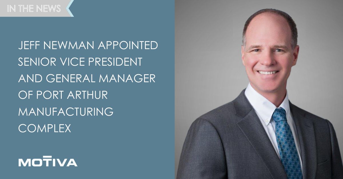 We are thrilled to announce Jeff Newman as the incoming Senior Vice President and General Manager of our Port Arthur Manufacturing Complex. Read More: bit.ly/3wEpNVa
