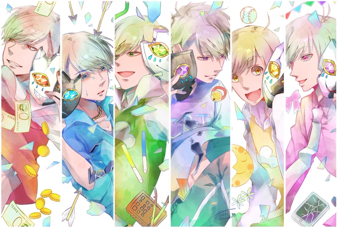 #松野家6つ子生誕祭2022過去絵も交えておめでとう!!! 