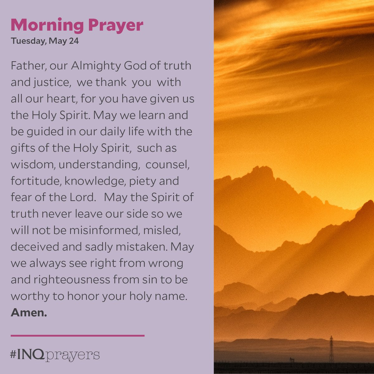 inquirerdotnet's tweet photo. Today's Morning Prayer. #INQPrayers https://t.co/PhtqYoFw6m