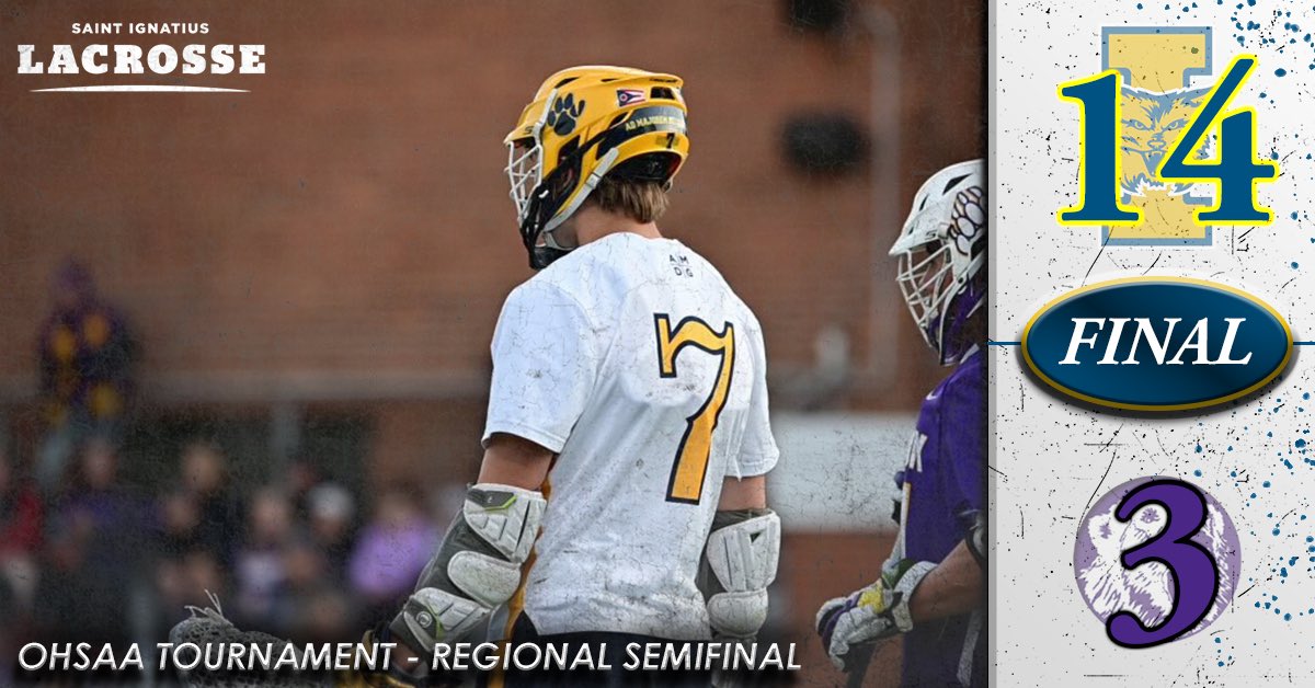 LAX: A Blue and Gold Playoff Winner! The Cats advance to the Regional Final with a 14-3 win over Jackson! 
#GoCats