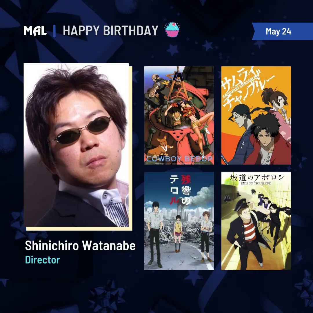 Happy Birthday to Shinichiro Watanabe! Full profile:  