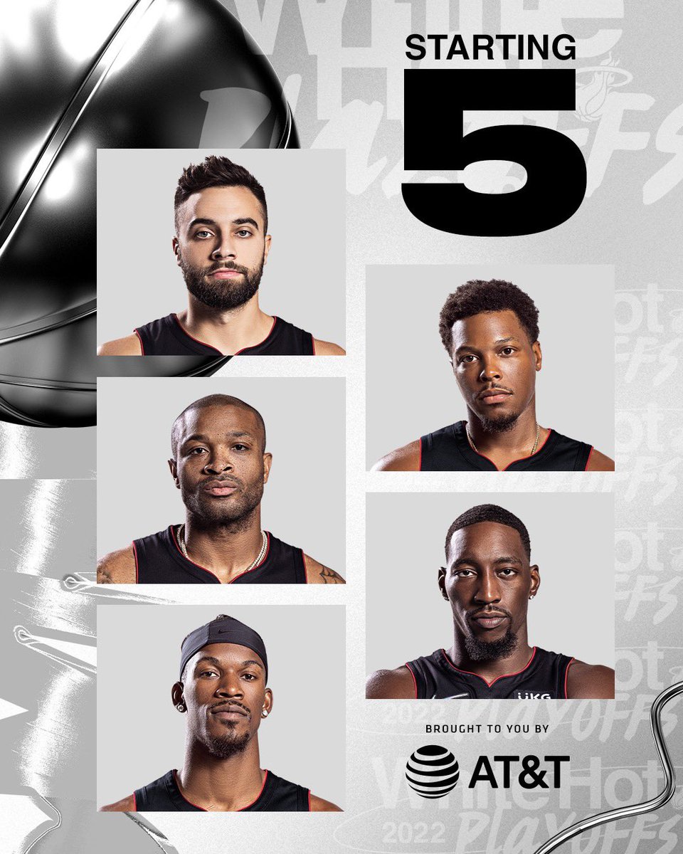MiamiHEAT's tweet photo. Battle-tested.

Starting 5 // @ATT https://t.co/MgaL50JeVC