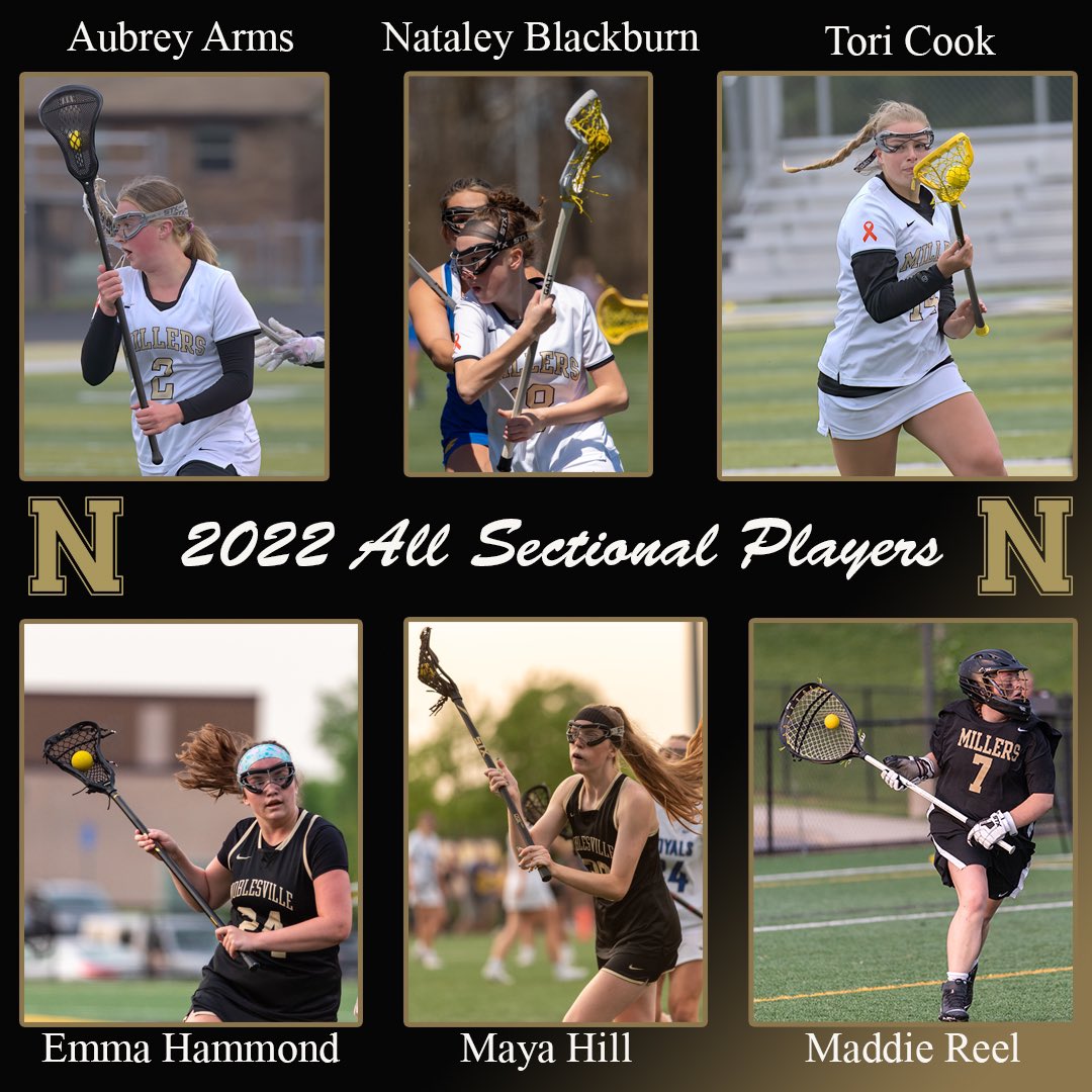 MillersLAX's tweet image. Girls Lacrosse - 
Congratulations to our players who were selected for the INGLA All-Sectional Team for Sectional 2!!

@indianagirlslax 
@MillerNationAD 
#GoMillers #Noblesville #Lacrosse