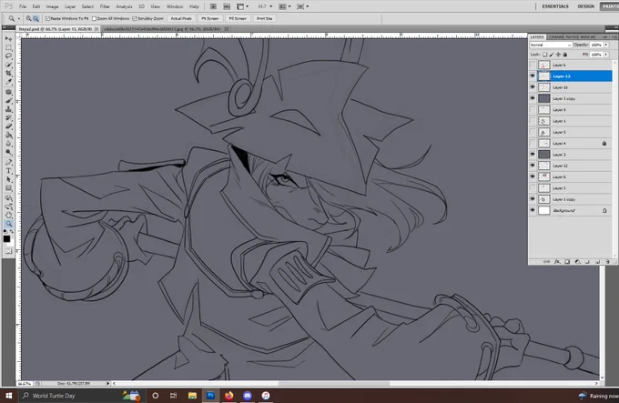 i was moved by the news today to doodle The Best (Rat) Girl ............. not sure if i'll get this finished tonight but 