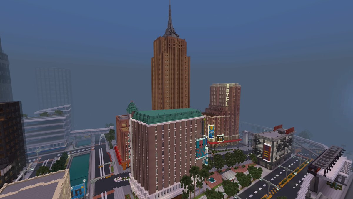 Theraptorpig1's tweet photo. Built on bedrock Suncity #minecraft #city https://t.co/ed686hTt4w