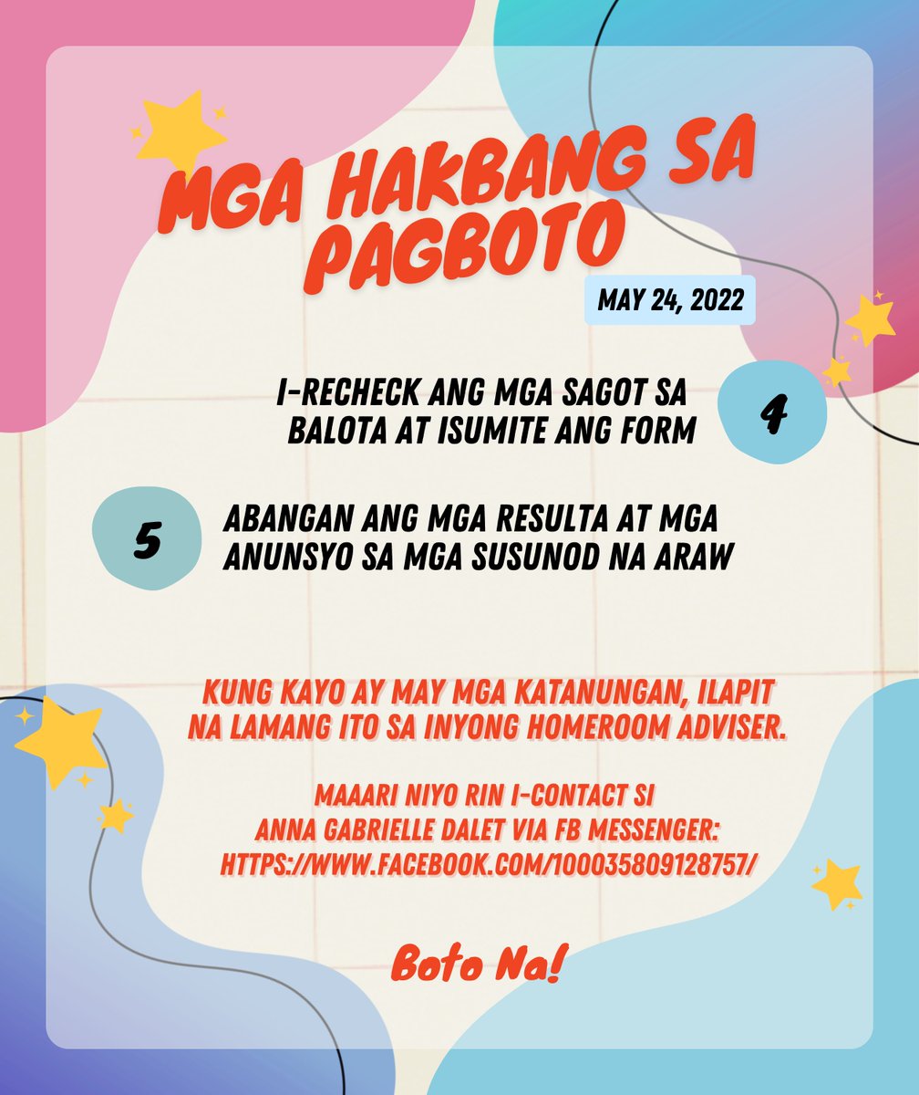 upisPKA's tweet photo. Maging i-check na lamang ang inyong mga Google Classroom Homeroom kung saan nakapaskil ang link ng balota mula 8 n.u. hanggang 5 n.h. Narito rin upang magsilbing gabay sa inyo ang ilang mga hakbang sa pagboto. https://t.co/GMPOgukLV8