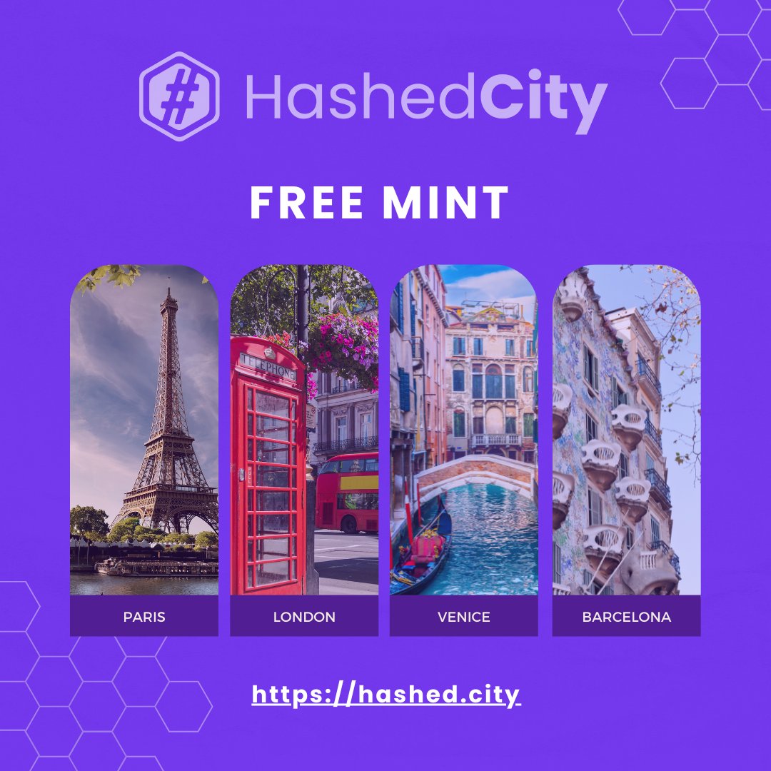 HashedCity's tweet photo. 🔥FREE MINT
☑ https://t.co/M5MgP0S69p

#NFTCommunity #NFTGiveaway #NFTProject #NFTs https://t.co/LdckEhuNSY