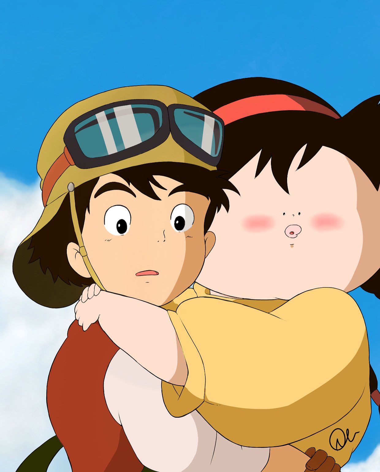 Nuu ラピュタ 8 8 ﾉ 天空の城ラピュタ ラピュタ ジブリ Ghibli ゆるポチャ イラスト イラスト好きな人と繋がりたい T Co Jsybe1d2yi Twitter