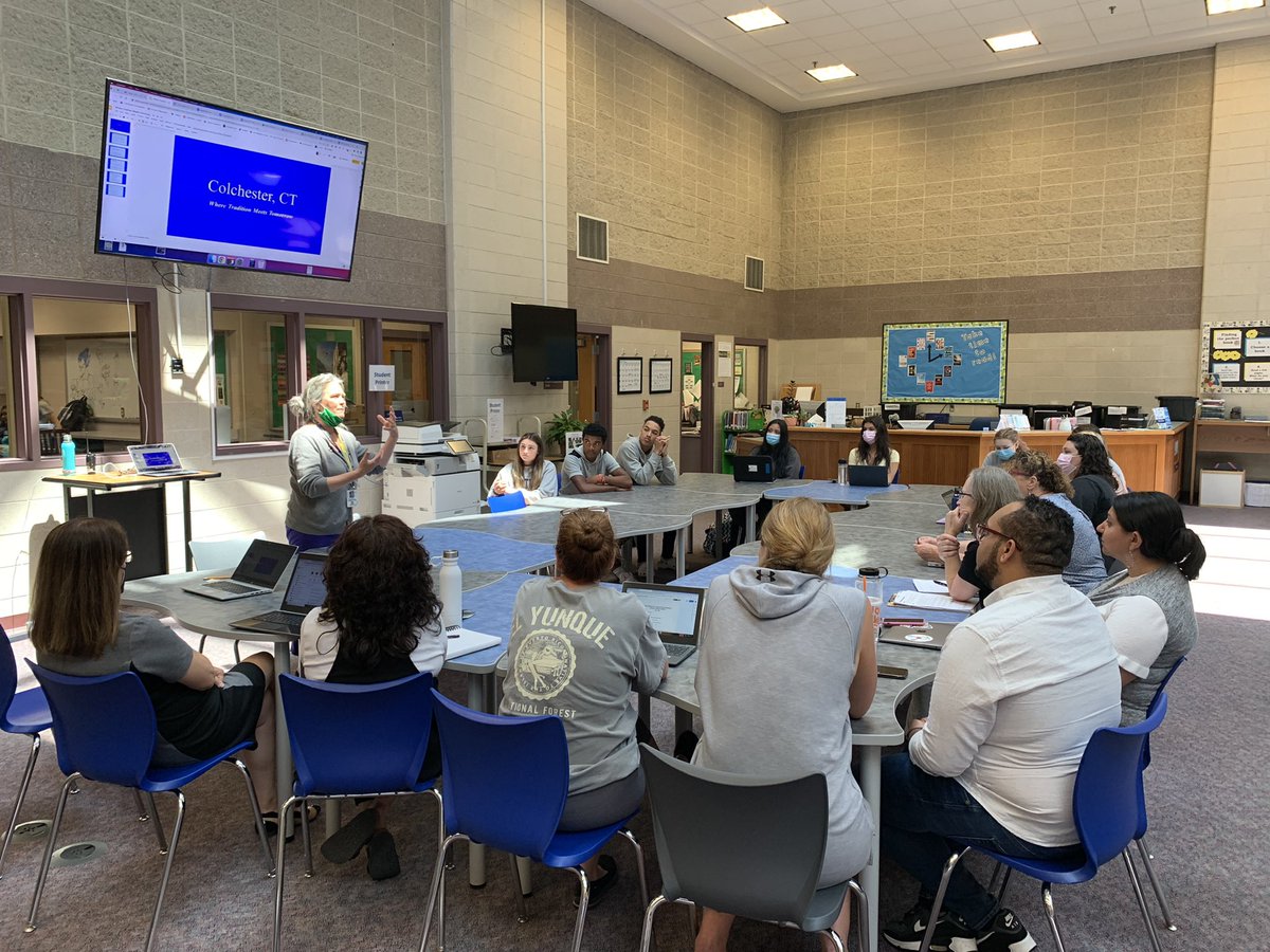 BA_Peel's tweet photo. We have a great group of students and staff working together to look at data and create a plan to improve our climate and culture going into next year. Great conversations being had. Today was day 1 of 3 working on this plan. https://t.co/Je4hgcqAGP