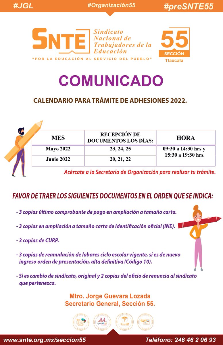 Seccion55SNTE's tweet photo. #preSNTE55 
#Organización55

🔴.:Comunicado:.🔴 https://t.co/zfm3rkeqvL