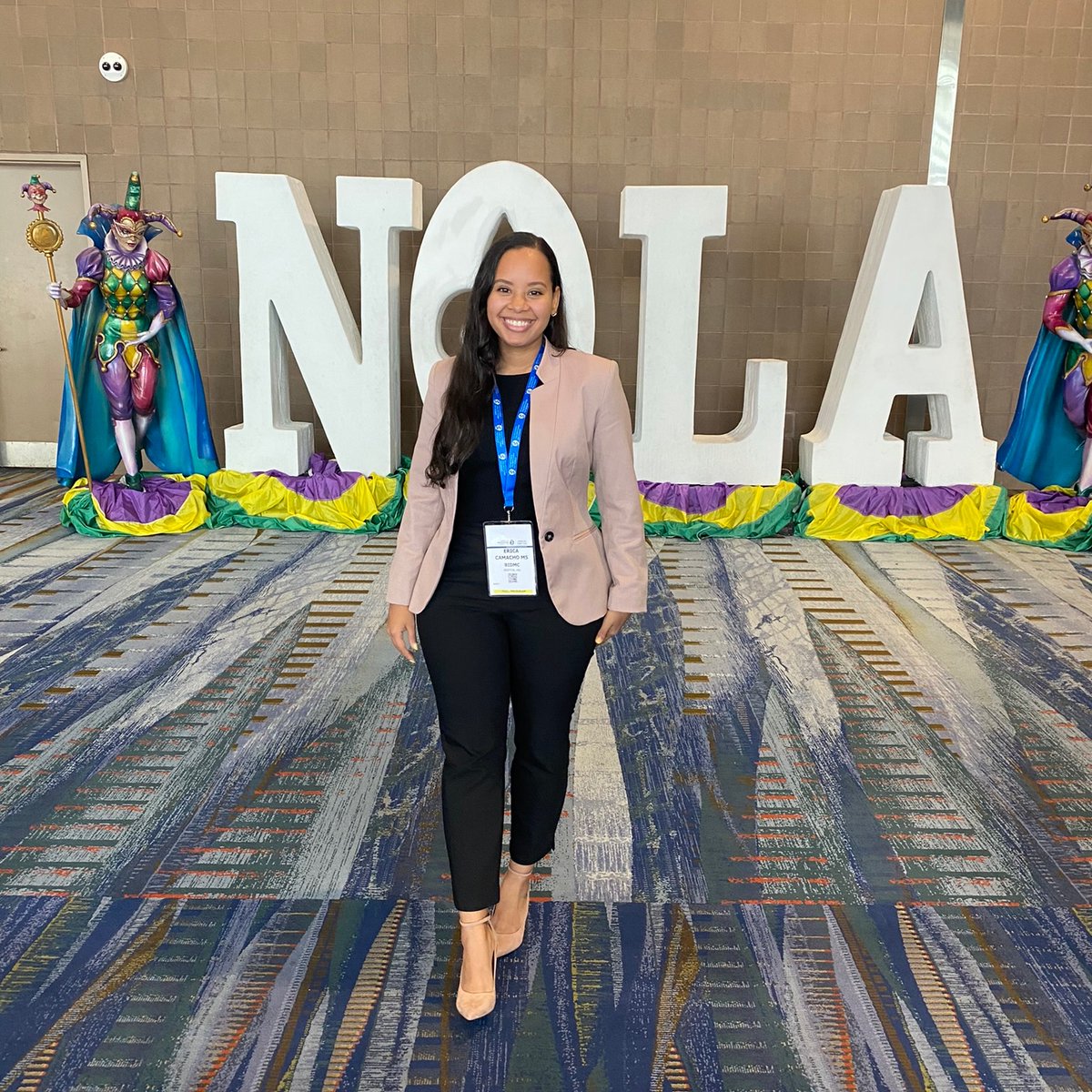 EricaJCamacho's tweet photo. After two years of virtual presentations, it was exciting to present in person at @APAPsychiatric 2022 with @JohnTorousMD, Sherin &amp; Danielle! https://t.co/OYETeINtmA