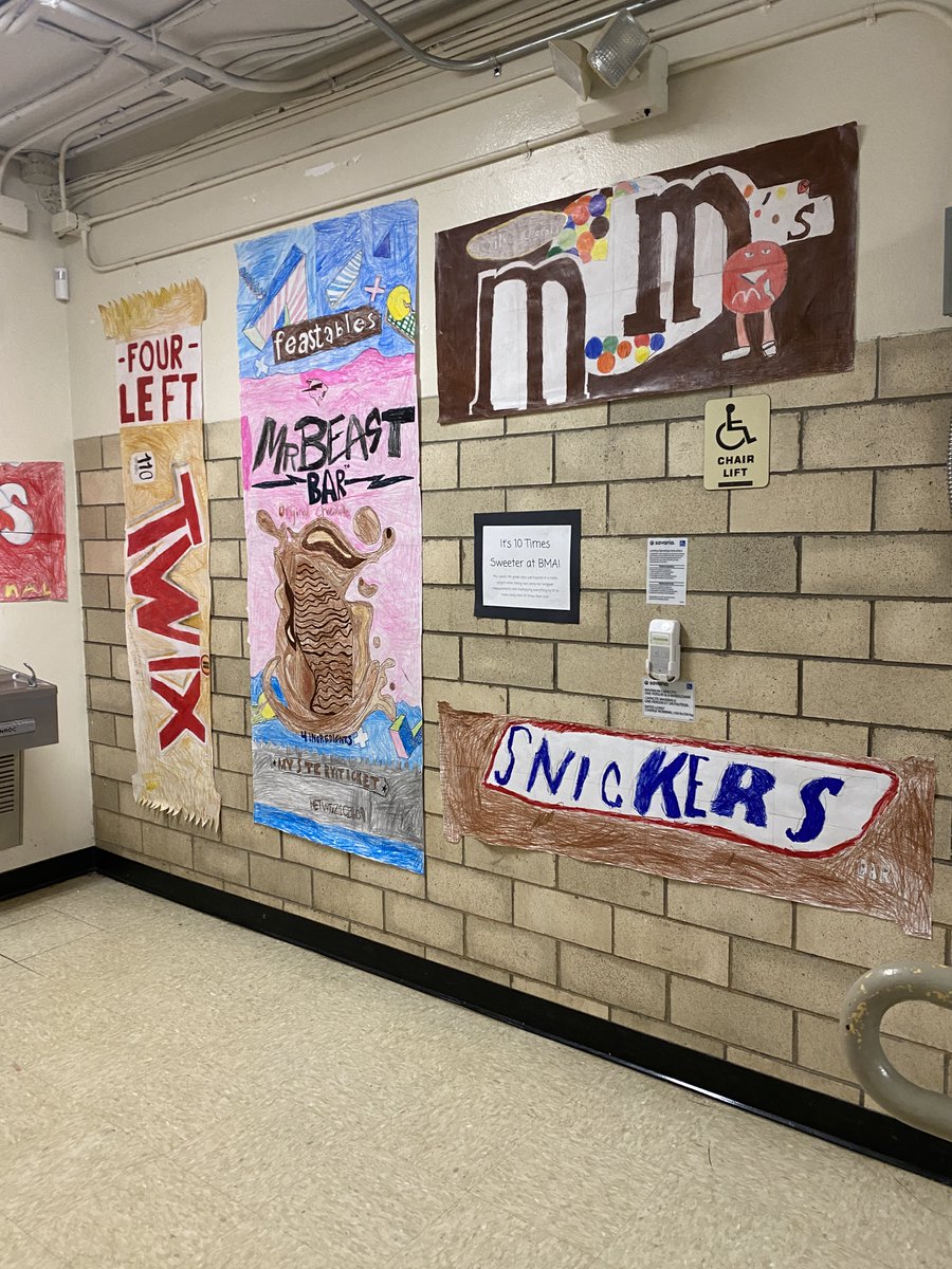 BeaumontMagnet's tweet photo. Last week was our final week of #OneBookReadCity! Our fourth graders did a fun, math project with scale and their favorite candies and it sure did make us hungry! @educateknox @GlennJacobsTN @ReadCityUSA @KnoxSchools #NoPlaceLikeBMA @BMAWindyC https://t.co/E1kAY2t4ET