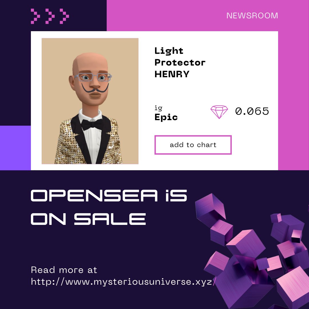 MysteriousByHad's tweet photo. The mysterious universe 1 NFT collection is on sale at opensea. It consists of 222 pieces.
There is 1 password in each collection.
For the roadmap✔️
https://t.co/aH3J953kEV

#NFTcollections #NFTCommunitys  #NFTProject   #NFTSold  #opensea #OpenSeaNFT #nftartgallery   #NFTpolygon https://t.co/QIpZBgZ24x