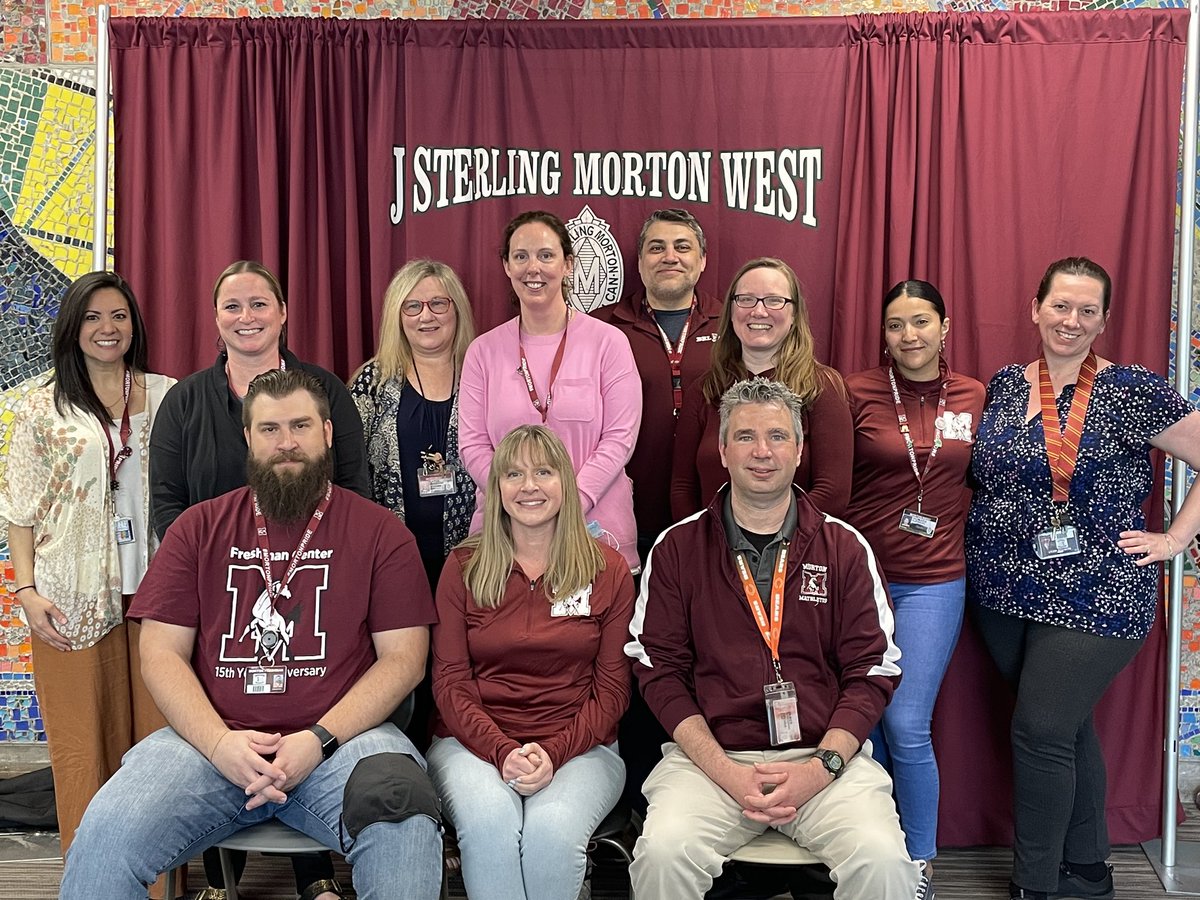 Today was our last meeting of the year as a team. It was bittersweet, as we said “see you later” to Jim, Benjamin, &amp; Carolyn, who will all be moving on next year. We’ll miss you &amp; we can’t wait to see what this next exciting chapter brings for you! ❤️ #mortonpride #orgullomorton