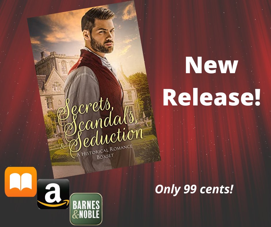 chatsipandread's tweet photo. NEW RELEASE 
Violet always found Will to be too much—too tall, too handsome…too far out of reach for a bespectacled spinster to dream about.
👉 https://t.co/5fyttyXDBK
Order Secrets, Scandals, &amp; Seduction for just #99cents today! https://t.co/swfDKDT9Xl