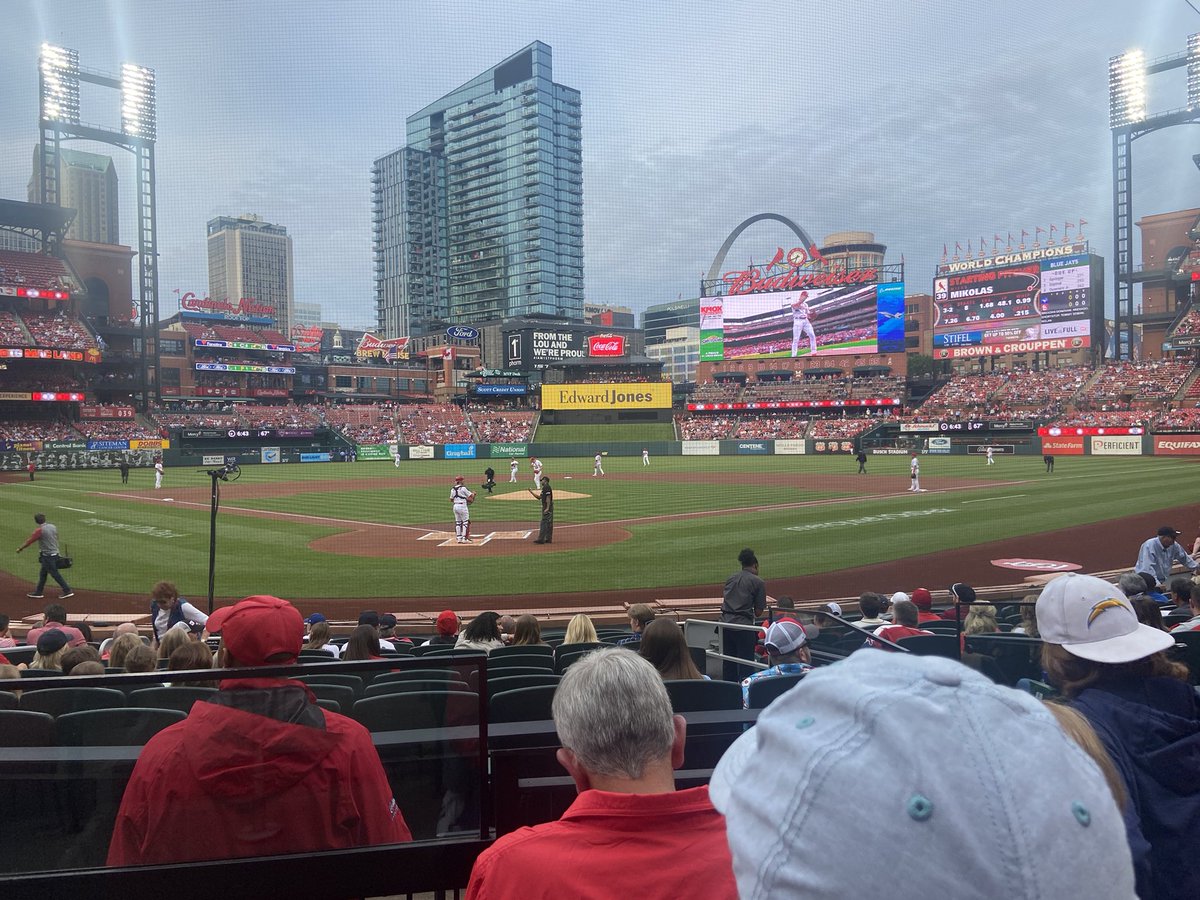 PothCpoth's tweet image. Beautiful night and great seats!   Let’s go Cards!