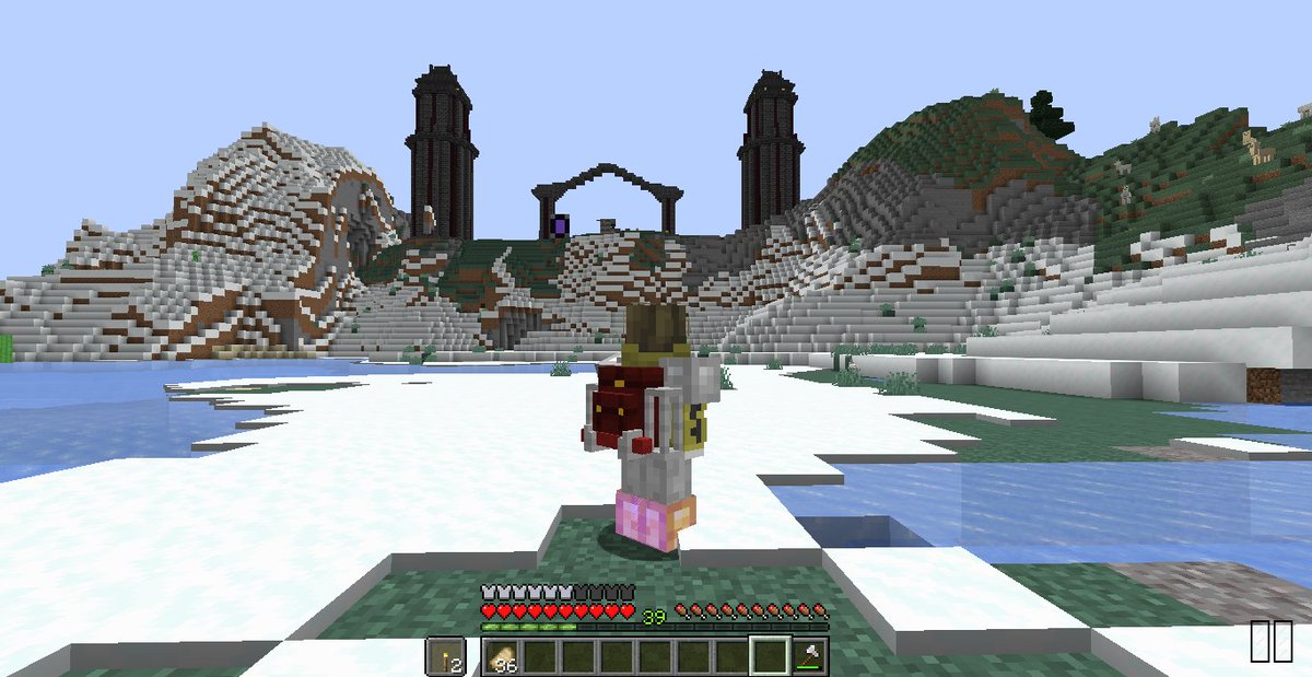 RaeSleepy's tweet photo. I died so many times to those towers it was worth it! Im making Vox Akumas castle he was making on a stream :D #VoxAkuma #Minecraft #Minecraftbuilds #Vox https://t.co/Nn3kjbMdy6
