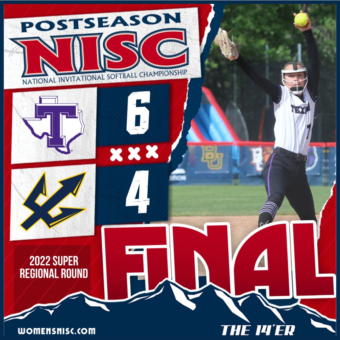 The <a href="/TarletonSB/">Tarleton State Softball</a> Texans move onto the next round with a 6-4 over win <a href="/UCSDsoftball/">UC San Diego Softball</a>. The Texans' win is their first D1 Postseason win. The Texans face UNLV tomorrow 5/24 at 11am

#NISC #Softball #ClimbToColorado