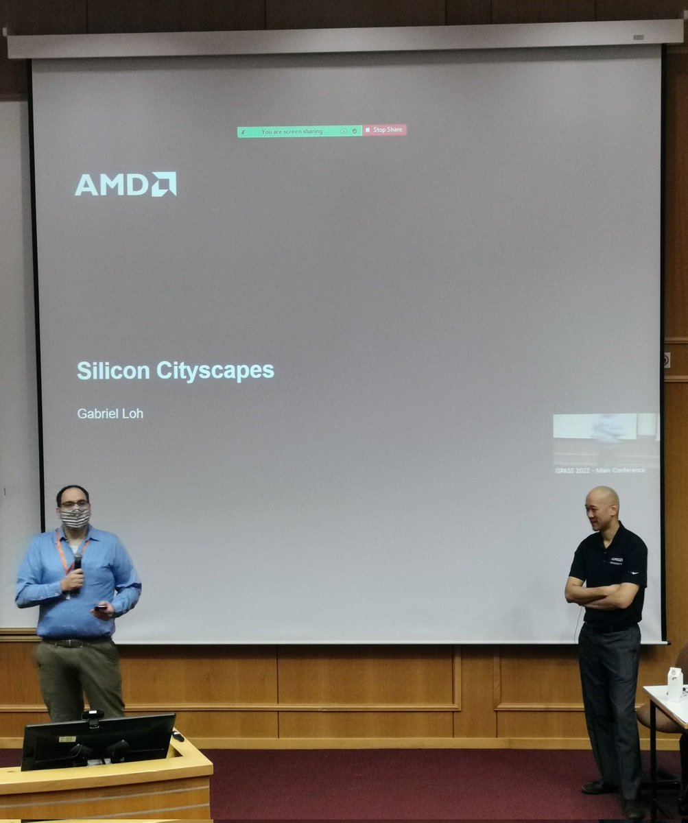 Day two of #ISPASS starts with a keynote by Gabriel Loh from AMD.
