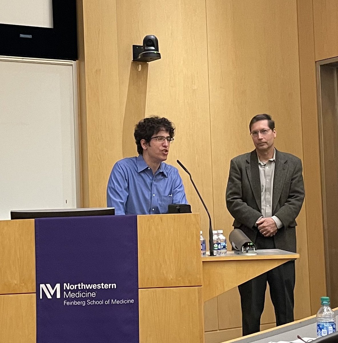 Congratulations to Dr. Nathan Pincus, who celebrated MSTP commencement yesterday and was awarded his M.D. degree today! It has been my privilege to work with him during the graduate school portion of his MSTP training.  <a href="/nathan_pincus/">Nathan Pincus</a> <a href="/northwestern/">NU Wildcats Football</a> <a href="/NUFeinbergMed/">Northwestern Feinberg School of Medicine</a>