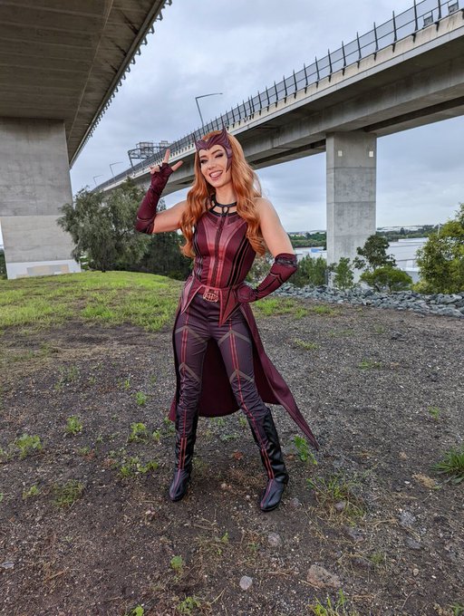BTS of my Scarlet Witch shoot dropping soon &hearts;️ https://t.co/sniTCCOY1A