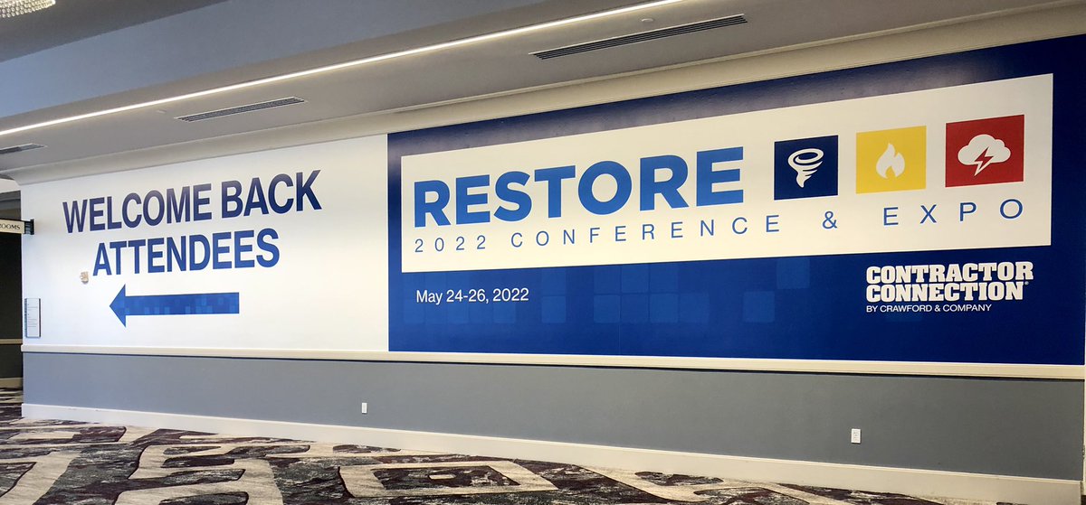 ContrConnection's tweet photo. We’re all set for the in-person return of the RESTORE Conference &amp; Expo! We look forward to seeing you tomorrow at Universal Orlando as we kick off our 24th annual event! #RESTORE22 https://t.co/XpdiHgFziX