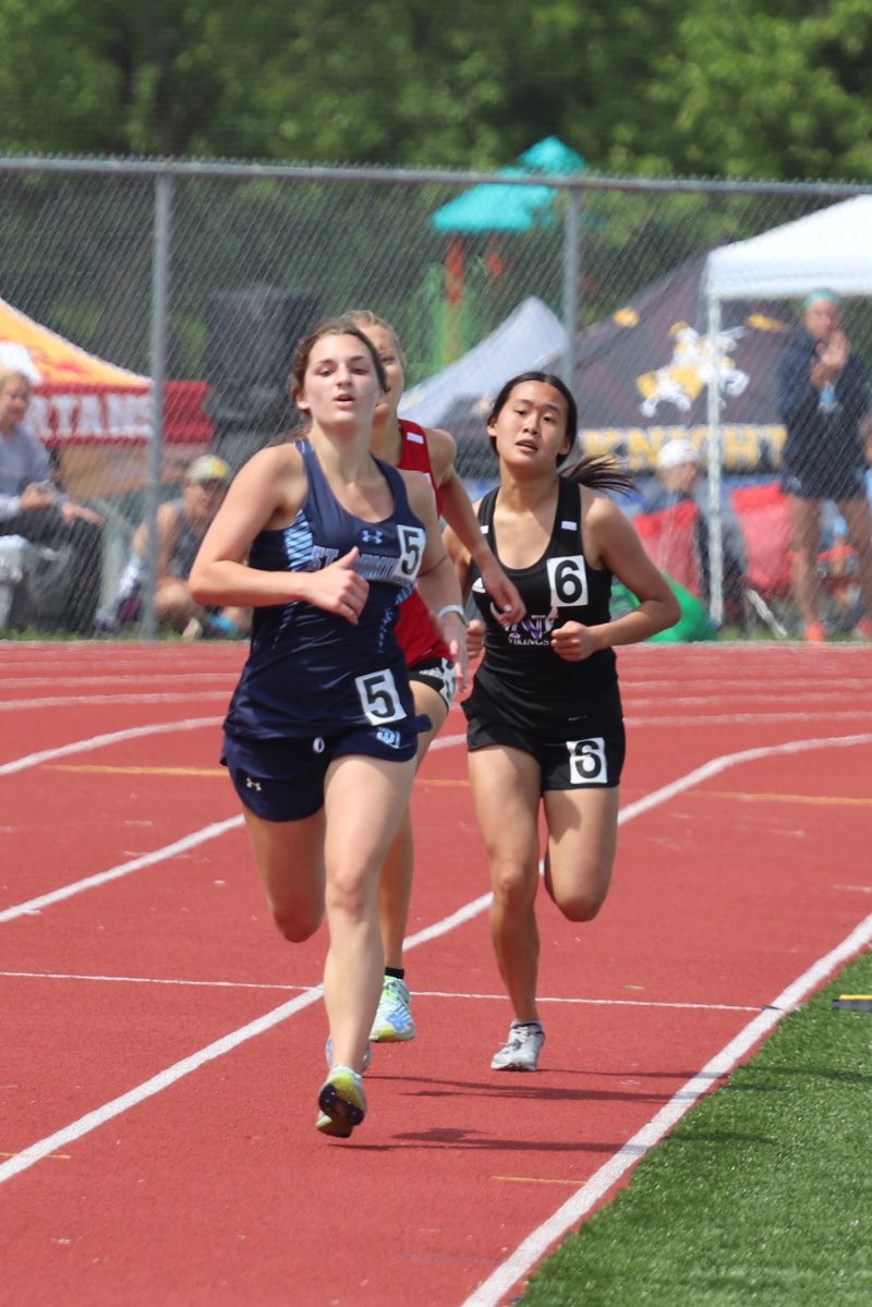 sdhsxc's tweet image. Megan Osterholt becomes a 3 time State qualifier today by earning 2nd place in the 3200! The best part is that she is only a sophomore. What a phenomenal season she’s having!