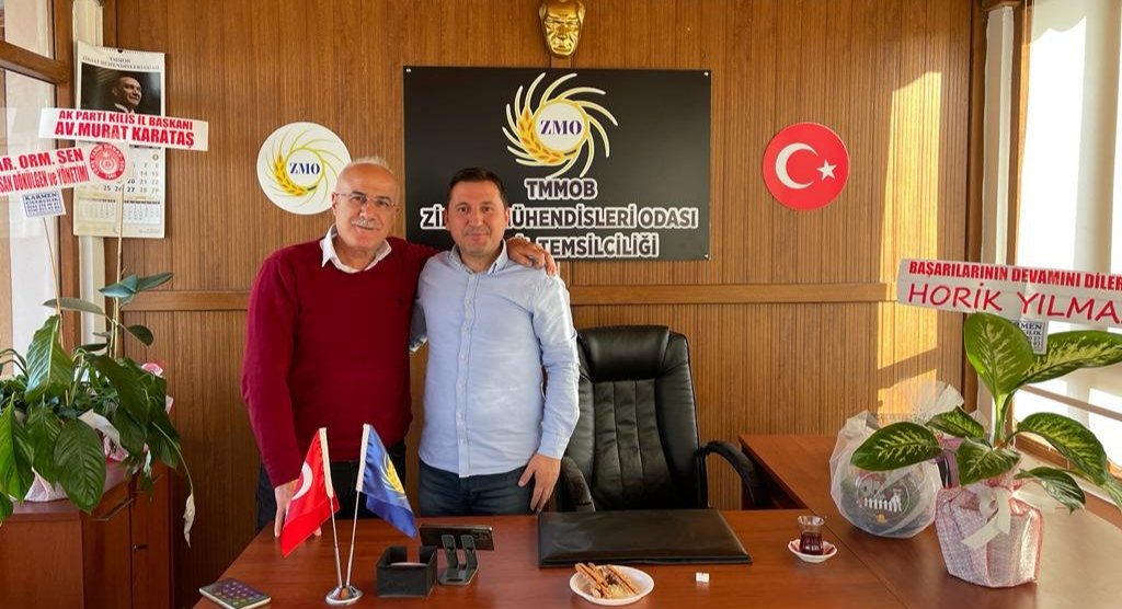 93-96 Yıllarında Kilis Yatılı İlköğretim Bölge Okulunda (YİBO) okuduğum yıllarda dersimize giren değerli Hocam Horik Yılmaz Hocam Kilis Ziraat Mühendisleri Odamıza hayırlı olsun ziyaretinde Bulundu. Ziyaretinden dolayı Değerli Hocam'a teşekkür ediyorum.