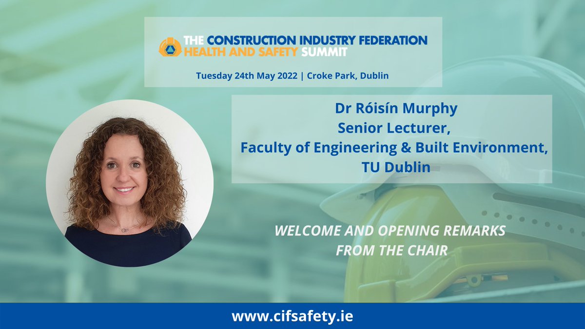 Look forward to chairing the CIF Health and Safety Summit tomorrow in Croke Park.
<a href="/CIF_Summits/">CIF Summits</a> #CIFSafety22