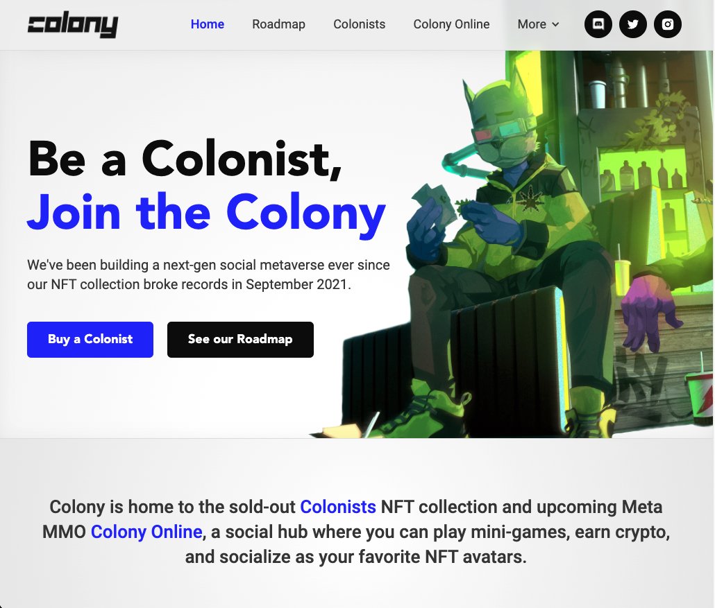 ColonyNFT tweet picture