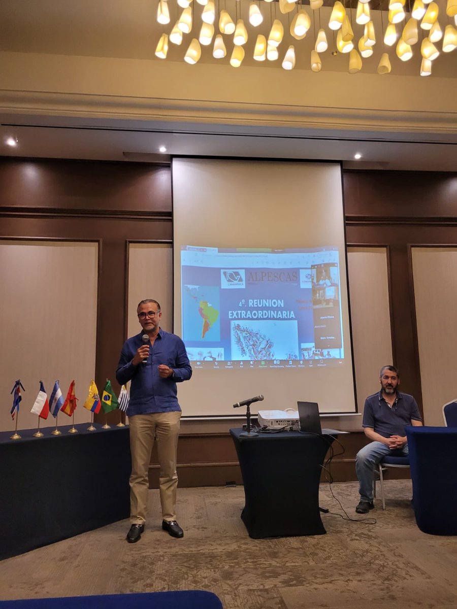 Hoy en Mérida lanzamos el programa Redes de America. Recuperación y Reciclaje de las redes de pesca en desuso. 12 países  de latinoamerica y España. Alpescas