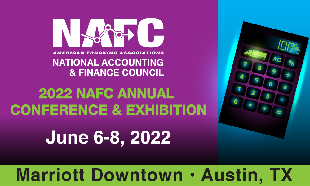 TRUCKINGdotORG's tweet photo. We are excited to host trucking’s top financial executives June 6-8 in Austin for ATA’s 2022 NAFC Annual Conference & Exhibition. #NAFC22 covers the biggest challenges facing trucking’s financial leaders. Register today! https://t.co/GfHiQIj02B https://t.co/TIx1VZgG3t
