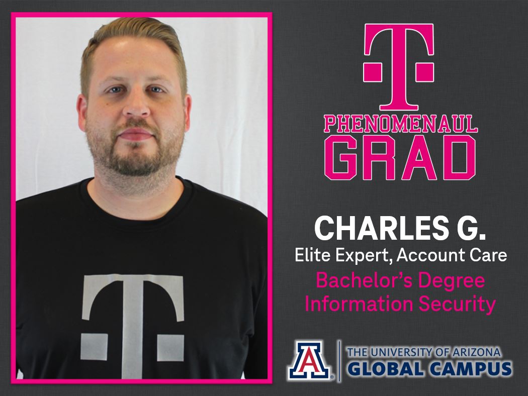 team505menaul's tweet image. Congrats on your graduation from @UAZGlobalCampus, Charles! We celebrate your dedication to achieving your degree while balancing your career. Proud of you!🎓🎊

#PhenoMenaulGrad #MostLoved #magentaporvida
